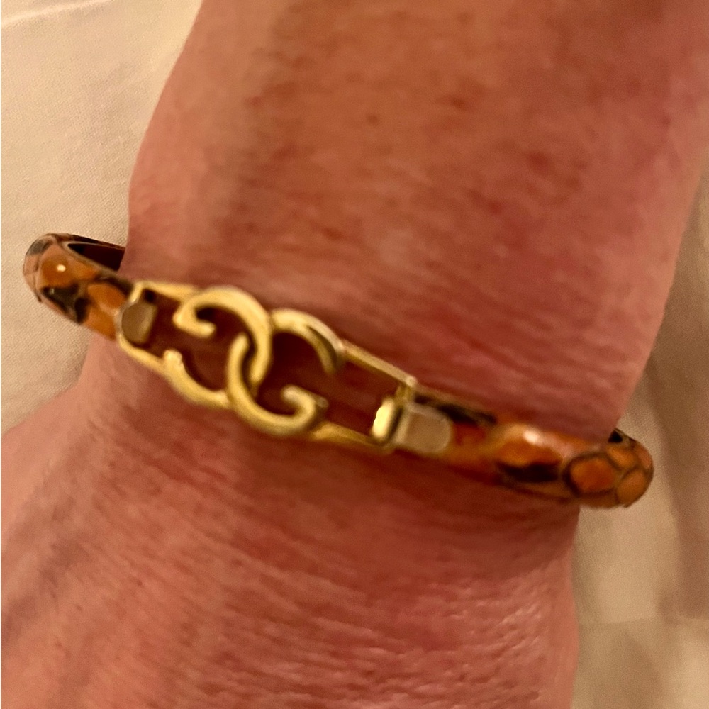 Vintage Gucci GG logo Snakeskin Bracelet - Picture 6 of 6